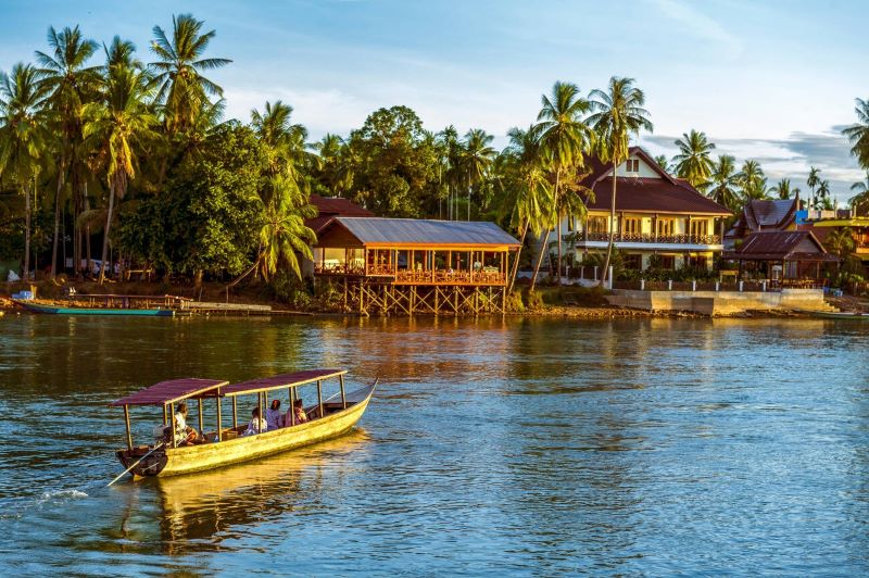 4000 îles Don Khone chutes Khone Phapheng dauphins Mékong Laos