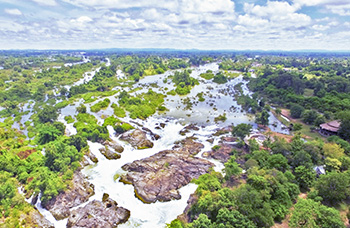 4000 îles Don Khone dauphins Irrawady chutes Khone Phapheng Mékong Laos sud