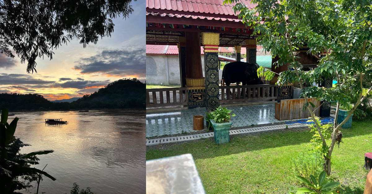 Voyage romantique au Laos en amoureux 11 jours — croisière coucher de soleil Mékong