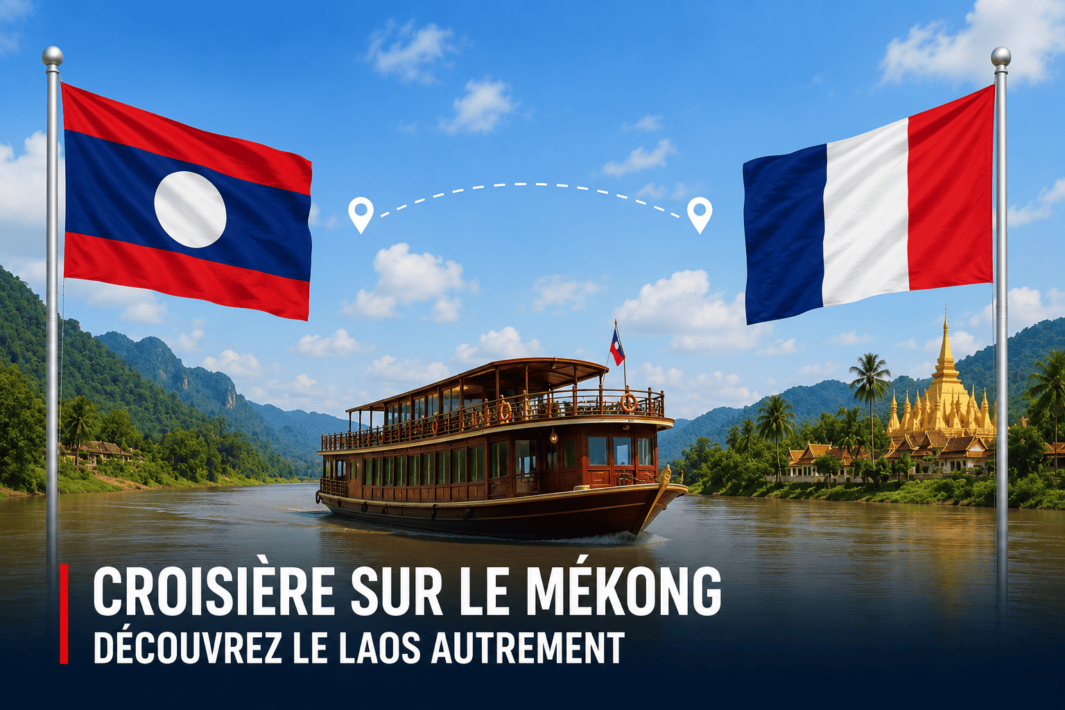 Croisière sur le Mékong au Laos entre Huay Xai, Pakbeng et Luang Prabang